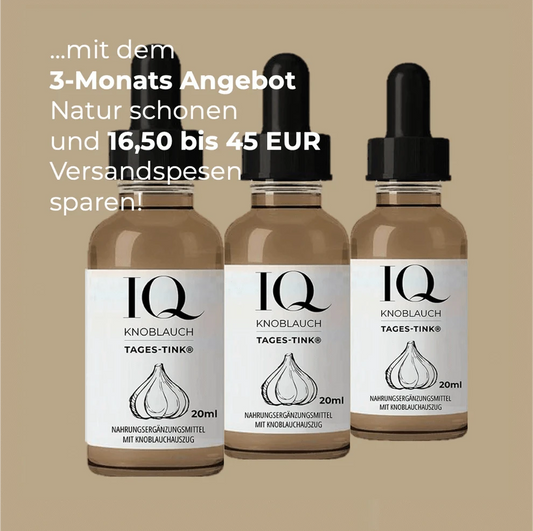 IQ-TINK.com - Der erstmals praktisch wasserlösliche Knoblauch Auszug mit einzigartiger Wirkung!