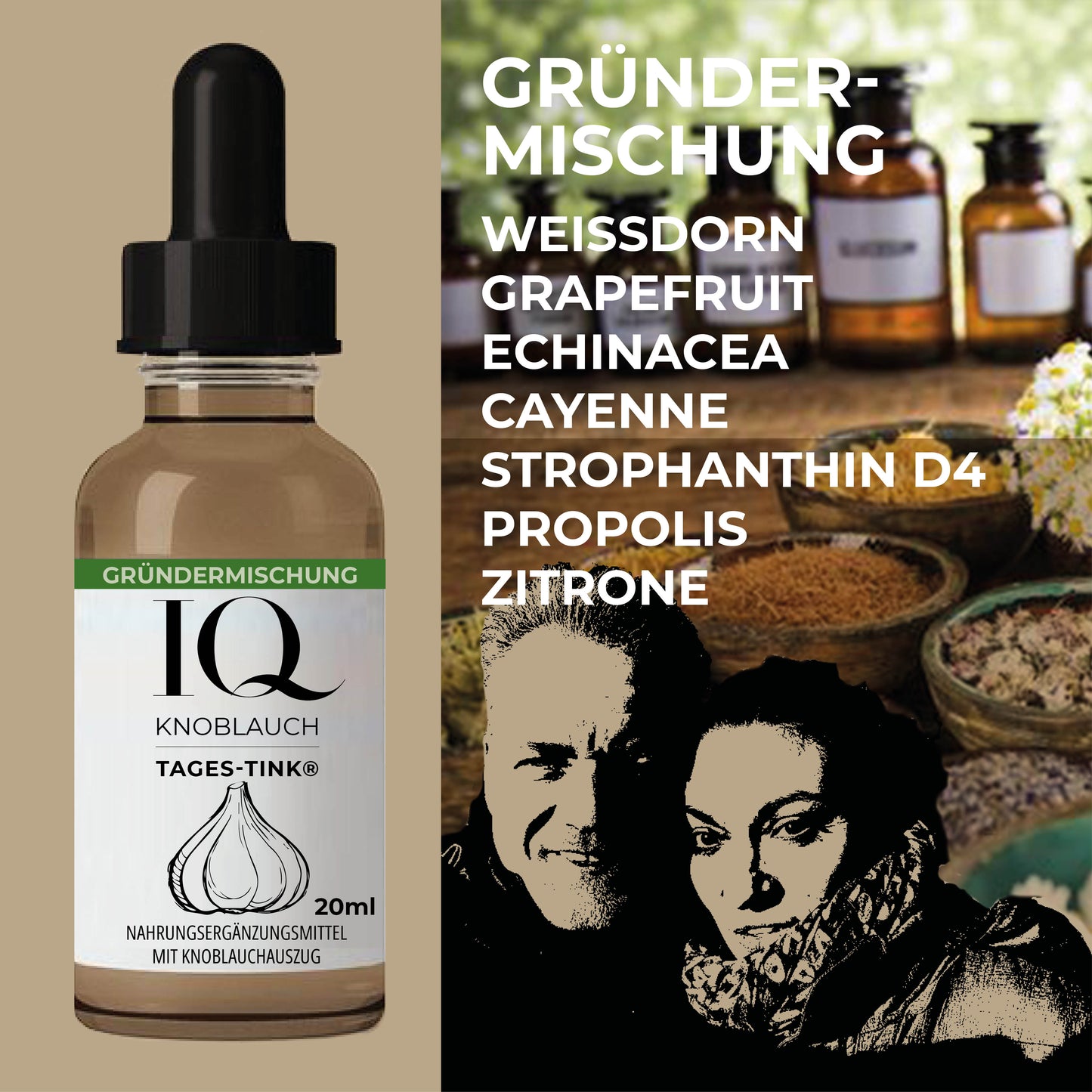 IQ-TINK.com - Der erstmals praktisch wasserlösliche Knoblauch Auszug mit einzigartiger Wirkung!