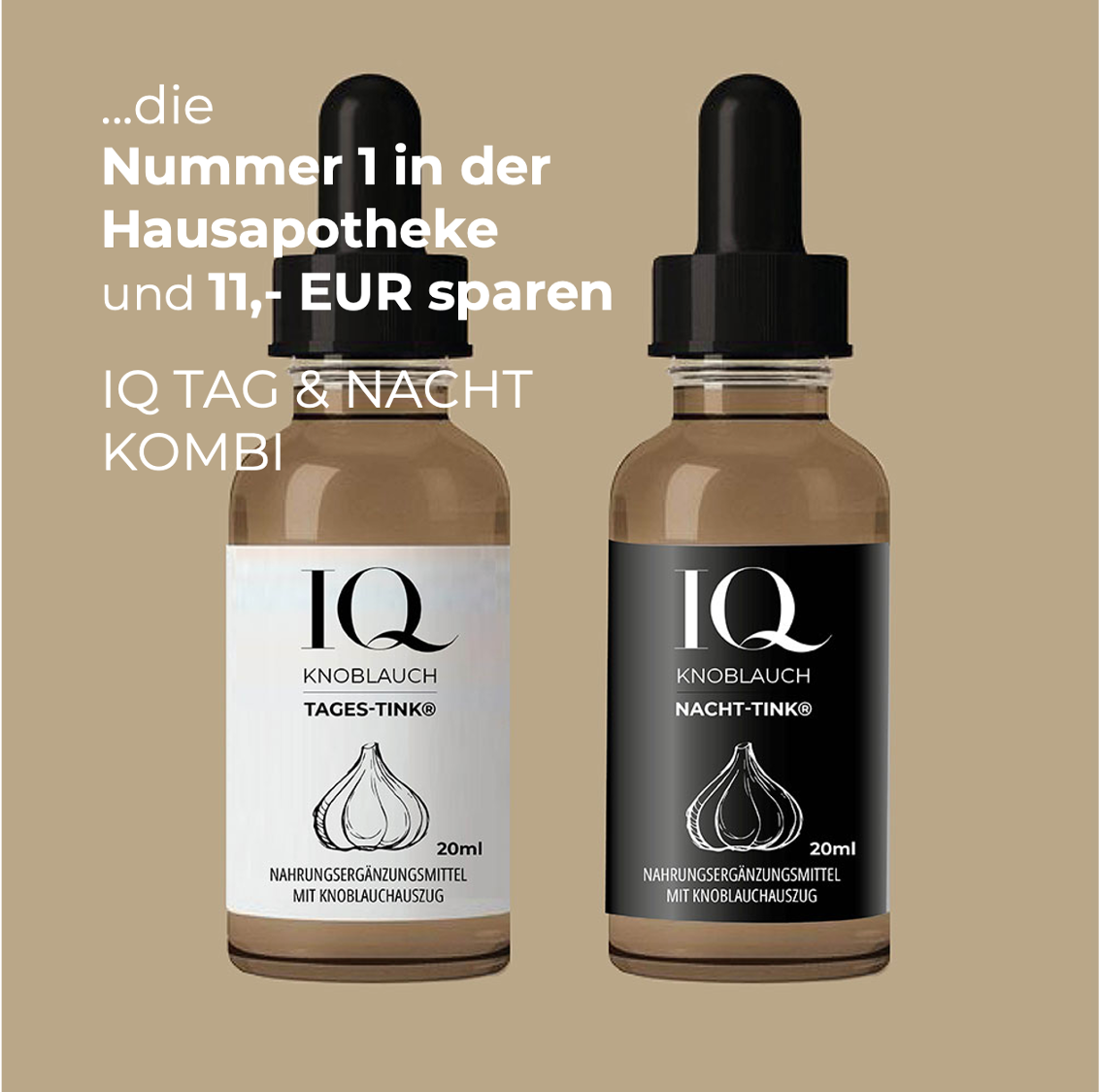 Die Nummer 1 in der Hausapotheke IQ TAG & NACHT-TINK® 2x 20ml KOMBI