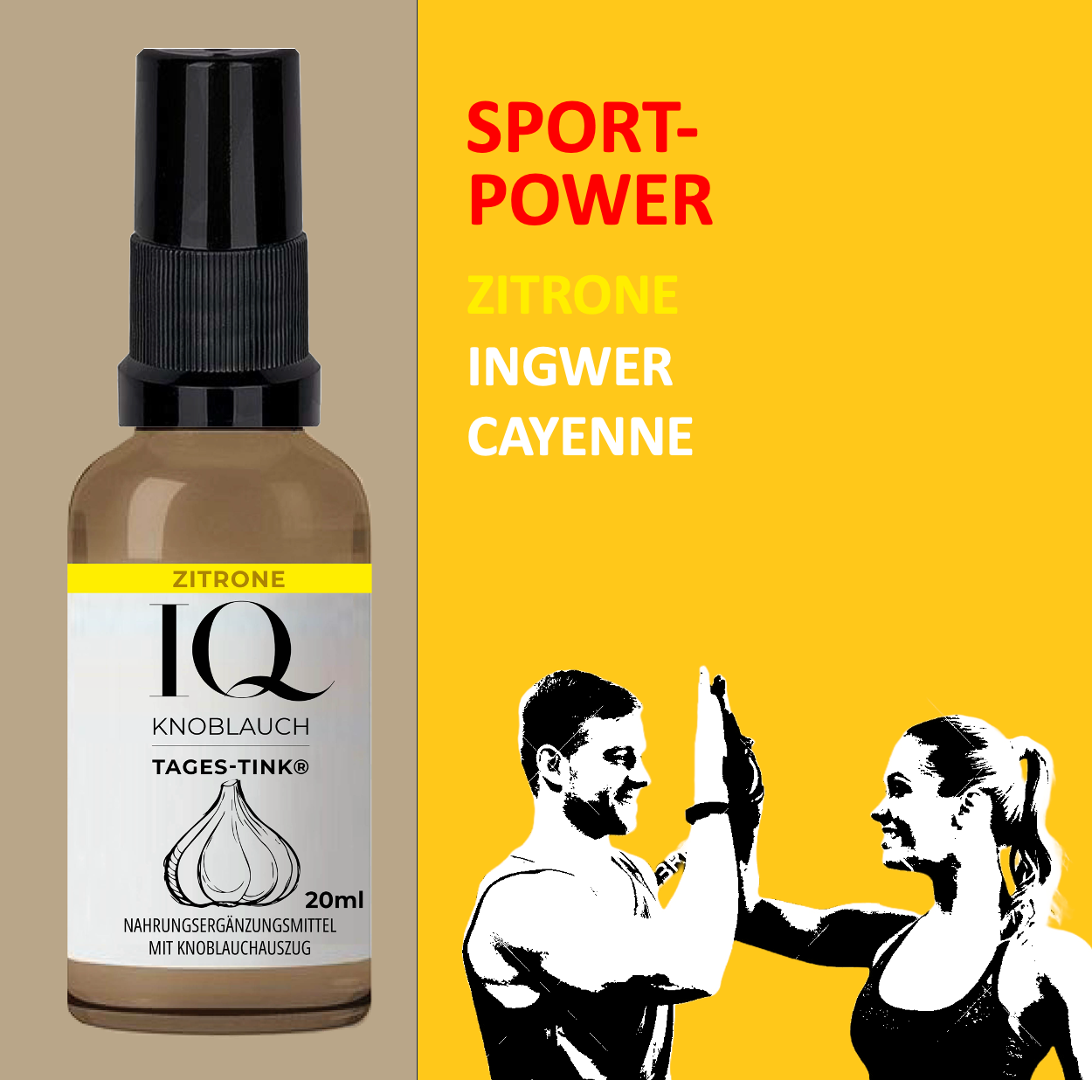 IQ TAGES-TINK® 20ml SportPower - FIT FÜR DEN SPORT - Monatsration!