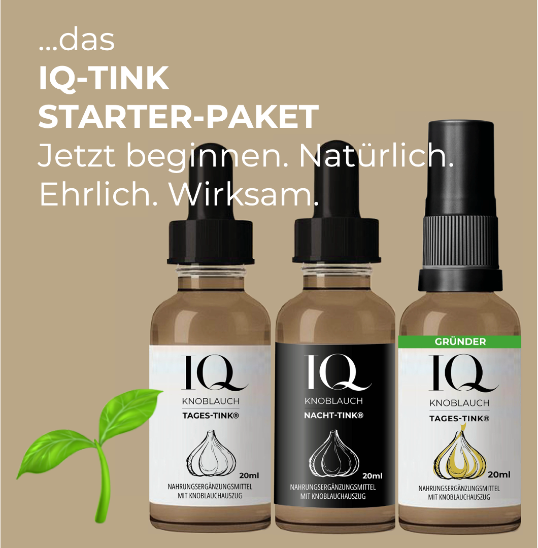 始めるのに最適:IQ-TINK スターター パック – クラリティ。エネルギー。自然のバランス。