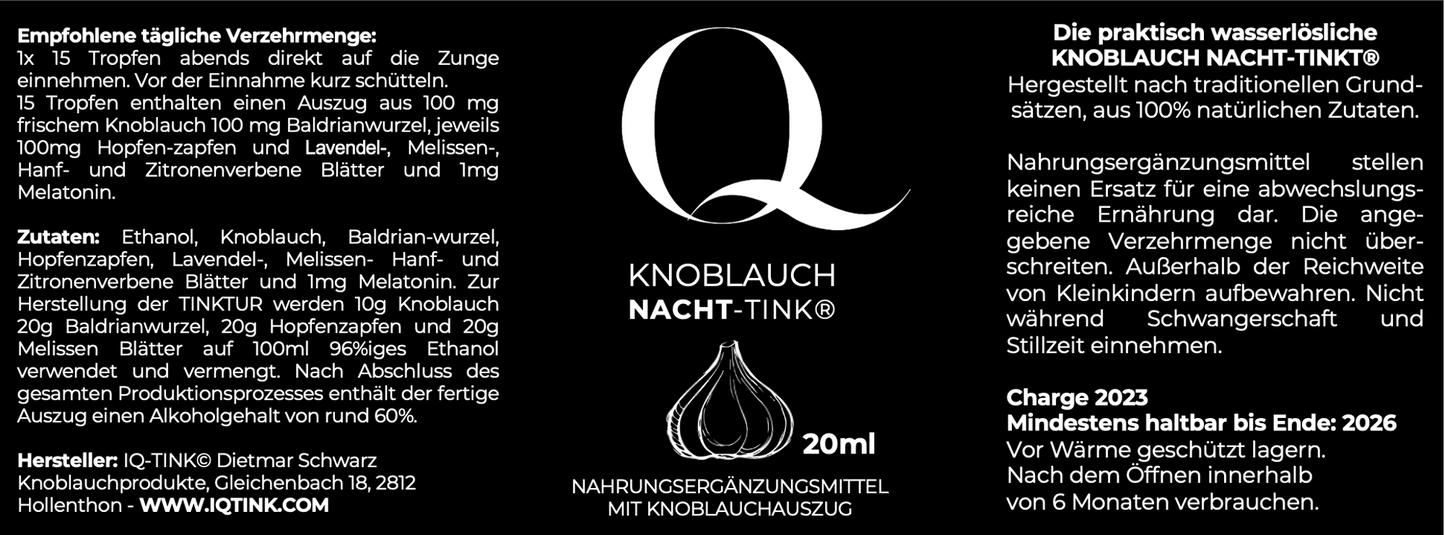  IQ-TINK.com - Der erstmals praktisch wasserlösliche Knoblauch Auszug mit einzigartiger Wirkung!