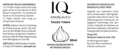 IQ TAGES-TINK® 20ml SportPower - FIT FÜR DEN SPORT - Monatsration!