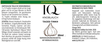  IQ-TINK.com - Der erstmals praktisch wasserlösliche Knoblauch Auszug mit einzigartiger Wirkung!