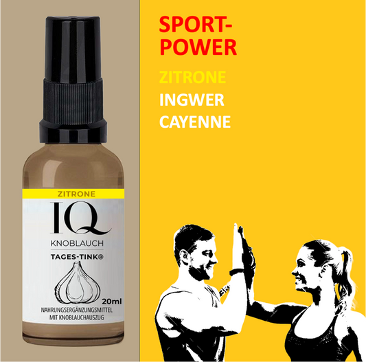 IQ TAGES-TINK® 20ml SportPower - FIT FOR SPORT - Monthly ration - For daily intake