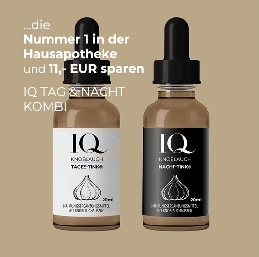 DIE NUMMER 1 KOMBI IN DER HAUSAPOTHEKE: - Der praktisch wasserlösliche IQ TAG & NACHT-TINK® 2x 20ml