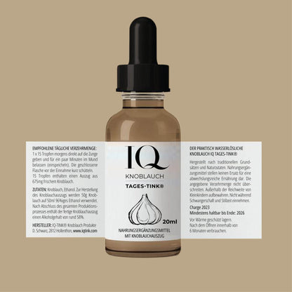 FIT FÜR DEN TAG: Der praktisch wasserlösliche IQ TAGES-TINK® 3x20ml - 3Monatsration - Zur täglichen Einnahme